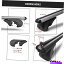 クロスバー ルーフラッククロスバー荷物キャリアブラックマツダトリビュート2008-2012 Roof Rack Cross Bars Luggage Carrier Black for Mazda Tribute 2008-2012