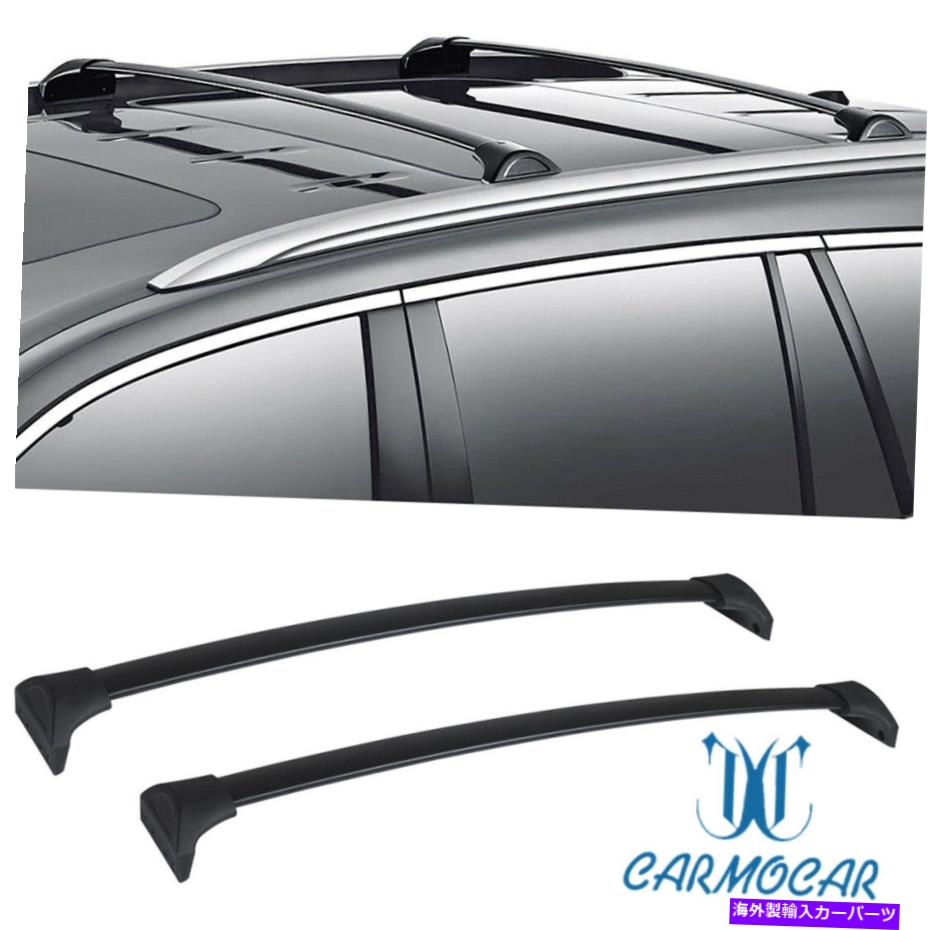 С 2016-2021ۥѥåȥեȥ꡼롼եåߥ˥९С֥åŬƤޤ Fit For 2016-2021 Honda Pilot Factory Style Roof Rack Aluminum Cross Bar Black