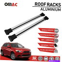 クロスバー 三菱アウトランダースポーツのためのルーフラッククロスバー荷物キャリア2011-2022 Roof Rack Cross Bars Luggage Carrier for Mitsubishi Outlander Sport 2011-2022