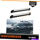 クロスバー ランプキングルーフラックトップマウントレール釣りロッドスキースノーボードキャリア用ロック付き Ramp King Roof Rack Top Mount Rail w/ Lock For Fishing Rod Ski Snowboard Carrier