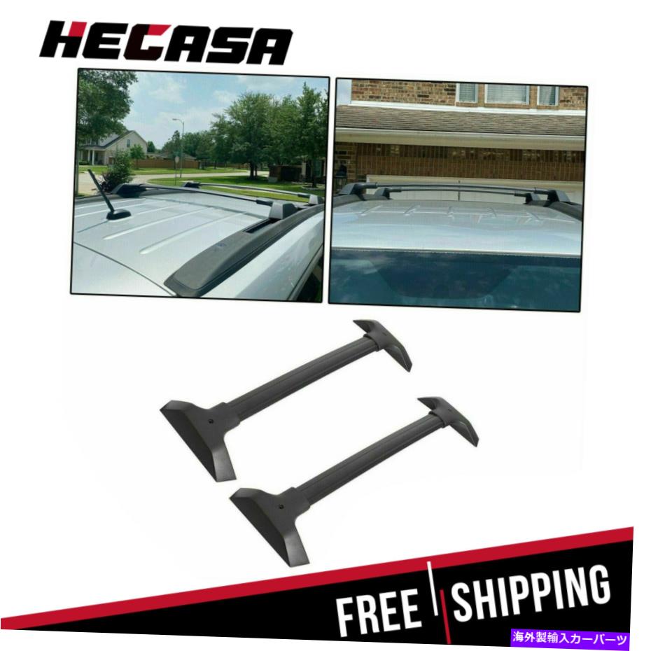 クロスバー 2009-2017のヘカサシボレートラバースルーフラックレールクロスバー荷物キャリア HECASA For 2009-2017 Chevrolet Traverse Roof Rack Rail Cross Bar Luggage Carrier