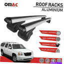 クロスバー ルーフラッククロスバーGMC用荷物キャリアシルバーYukon XL 2500 2000-2013 Roof Rack Cross Bars Luggage Carrier Silver for GMC Yukon XL 2500 2000-2013