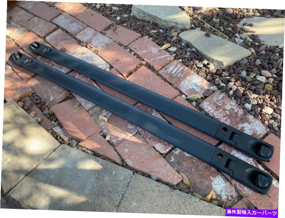 С 11-14åǥ󥴥եȡꥢ롼եå졼륯Сå2 OEM MOPAR 11-14 DODGE DURANGO FRONT &REAR ROOF RACK RAIL CROSS BAR SET OF 2 OEM MOPAR