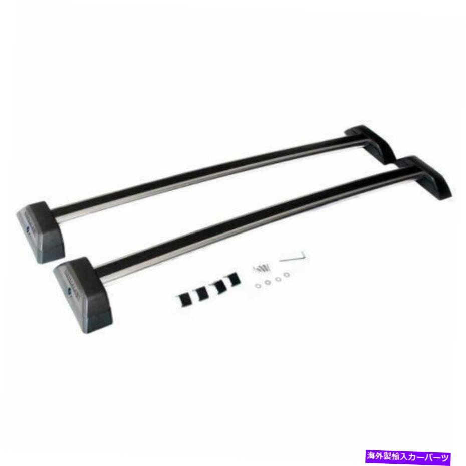 クロスバー アルミニウムルーフラックフィット2006-2010ハマーH3荷物キャリアクロスバーブラック Aluminum Roof Rack fits 2006-2010 Hummer H3 Luggage Carrier Cross Bars Black