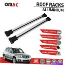 クロスバー ルーフラッククロスバー荷物キャリアシルバーセットメルセデスGLK X204 2010-2015フィット Roof Rack Cross Bars Luggage Carrier Silver Set fits Mercedes GLK X204 2010-2015