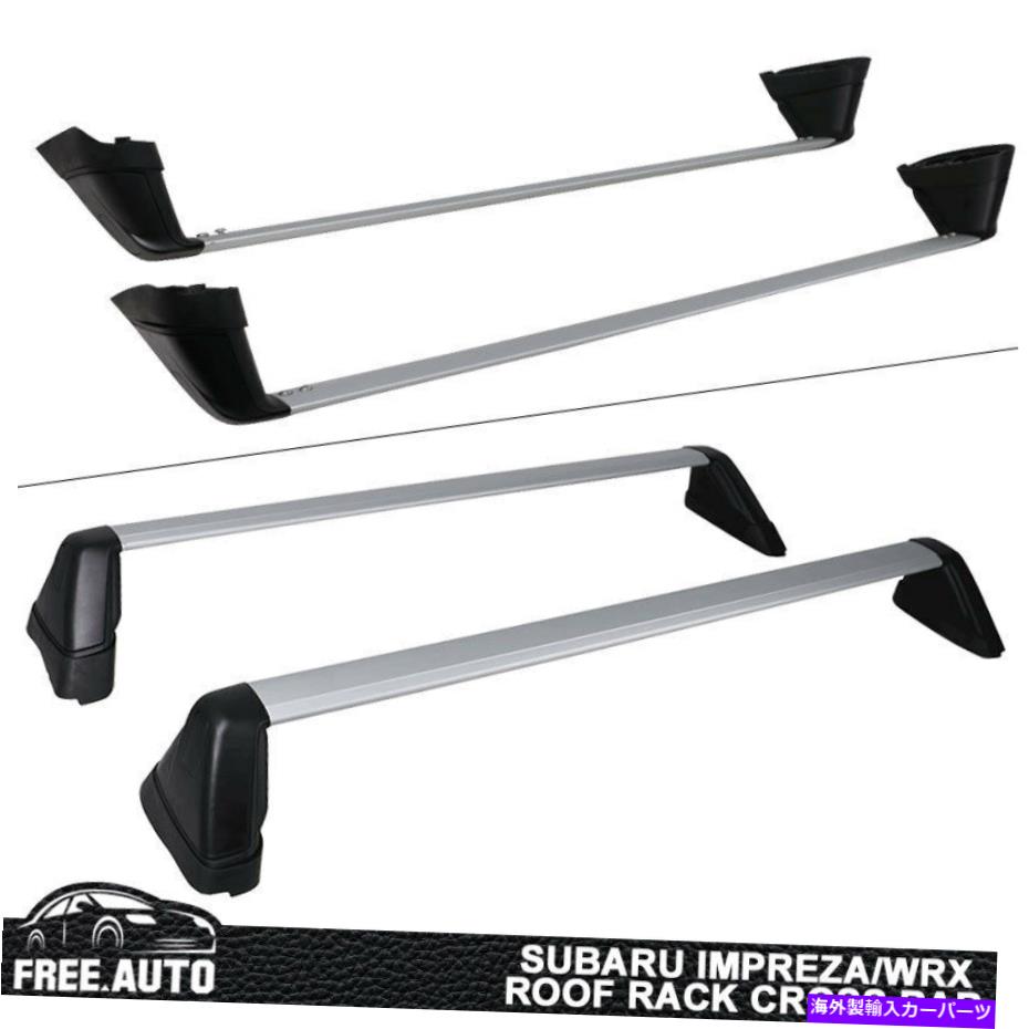 クロスバー フィット08-14スバルインプレッサwrx sti oeスタイルルーフラッククロスバーペア2pc Fits 08-14 Subaru Impreza WRX STi OE Style Roof Rack Cross Bar Pairs 2Pc