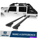 クロスバー フックロード2PCSルーフラッククロスバーロールバージープラングラーJK 07-18にマウント Hooke Road 2PCS Roof Rack Cross Bars Roll Bar Mounted for Jeep Wrangler JK 07-18