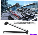 クロスバー 2PCSロック可能なスキースノーボードキャリアルーフラックSubaru XV 2012-2016のフィット 2Pcs Lockable Ski Snowboard Carrier Roof Rack Fits for Subaru XV 2012-2016