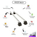クロスバー シボレーカロスハッチバック2003-2008のためにセットされた裸のルーフラッククロスバー Bare Roof Rack Cross Bars Set for Chevrolet Kalos Hatchback 2003 - 2008(2)