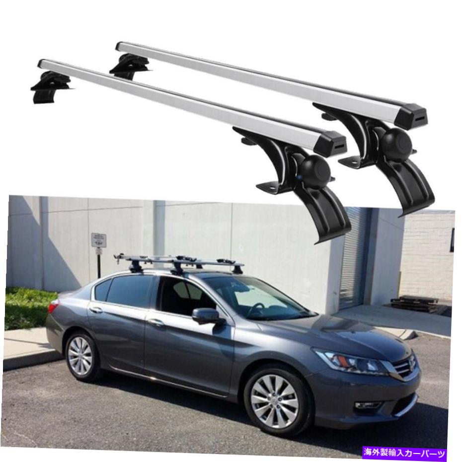 For Honda Accord 48" Car Top Roof Rack Cross Bar Aluminum Cargo Luggage Carrierカテゴリクロスバー状態新品メーカー車種発送詳細全国一律 送料無料 （※北海道、沖縄、離島は省く）商品詳細輸入商品の為、英語表記となります。Condition: NewManufacturer Part Number: Does Not ApplyColor: silver & blackFeatures: Adjustable, RemovableMaterial: AluminumType: Cross BarBrand: KEEPDSGNNumber of Pieces: 2Weight Capacity: 68KG/150lbsFitment Type: Direct ReplacementPlacement on Vehicle: ArrayFitment: Universal for car with roof width less than 1220mm(48")Features1: 3 Sizes of mounting clampsFeatures2: Aircraft Aluminum, Adajustable distance, WaterproofUPC: Does not apply 条件：新品メーカーの部品番号：適用されません色：シルバー＆ブラック機能：調整可能、取り外し可能材料：アルミニウムタイプ：クロスバーブランド：KeepDsgnピース数：2重量容量：68kg/150lbs装備タイプ：直接交換車両への配置：アレイ装備：屋根の幅が1220mm未満の車用のユニバーサル（48 "）機能1：3サイズの取り付けクランプFeature2：航空機のアルミニウム、術可能な距離、防水UPC：適用されません《ご注文前にご確認ください》■海外輸入品の為、NC・NRでお願い致します。■取り付け説明書は基本的に付属しておりません。お取付に関しましては専門の業者様とご相談お願いいたします。■通常2〜4週間でのお届けを予定をしておりますが、天候、通関、国際事情により輸送便の遅延が発生する可能性や、仕入・輸送費高騰や通関診査追加等による価格のご相談の可能性もございますことご了承いただいております。■海外メーカーの注文状況次第では在庫切れの場合もございます。その場合は弊社都合にてキャンセルとなります。■配送遅延、商品違い等によってお客様に追加料金が発生した場合や取付け時に必要な加工費や追加部品等の、商品代金以外の弊社へのご請求には一切応じかねます。■弊社は海外パーツの輸入販売業のため、製品のお取り付けや加工についてのサポートは行っておりません。専門店様と解決をお願いしております。■大型商品に関しましては、配送会社の規定により個人宅への配送が困難な場合がございます。その場合は、会社や倉庫、最寄りの営業所での受け取りをお願いする場合がございます。■輸入消費税が追加課税される場合もございます。その場合はお客様側で輸入業者へ輸入消費税のお支払いのご負担をお願いする場合がございます。■商品説明文中に英語にて”保証”関する記載があっても適応はされませんのでご了承ください。■海外倉庫から到着した製品を、再度国内で検品を行い、日本郵便または佐川急便にて発送となります。■初期不良の場合は商品到着後7日以内にご連絡下さいませ。■輸入商品のためイメージ違いやご注文間違い当のお客様都合ご返品はお断りをさせていただいておりますが、弊社条件を満たしている場合はご購入金額の30％の手数料を頂いた場合に限りご返品をお受けできる場合もございます。(ご注文と同時に商品のお取り寄せが開始するため)（30％の内訳は、海外返送費用・関税・消費全負担分となります）■USパーツの輸入代行も行っておりますので、ショップに掲載されていない商品でもお探しする事が可能です。お気軽にお問い合わせ下さいませ。[輸入お取り寄せ品においてのご返品制度・保証制度等、弊社販売条件ページに詳細の記載がございますのでご覧くださいませ]&nbsp;