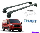 NXo[ tH[hgWbg2014-2022[tbN[NXo[ubNZbg For Ford Transit 2014-2022 Roof Rack Rails Cross Bars Black Set