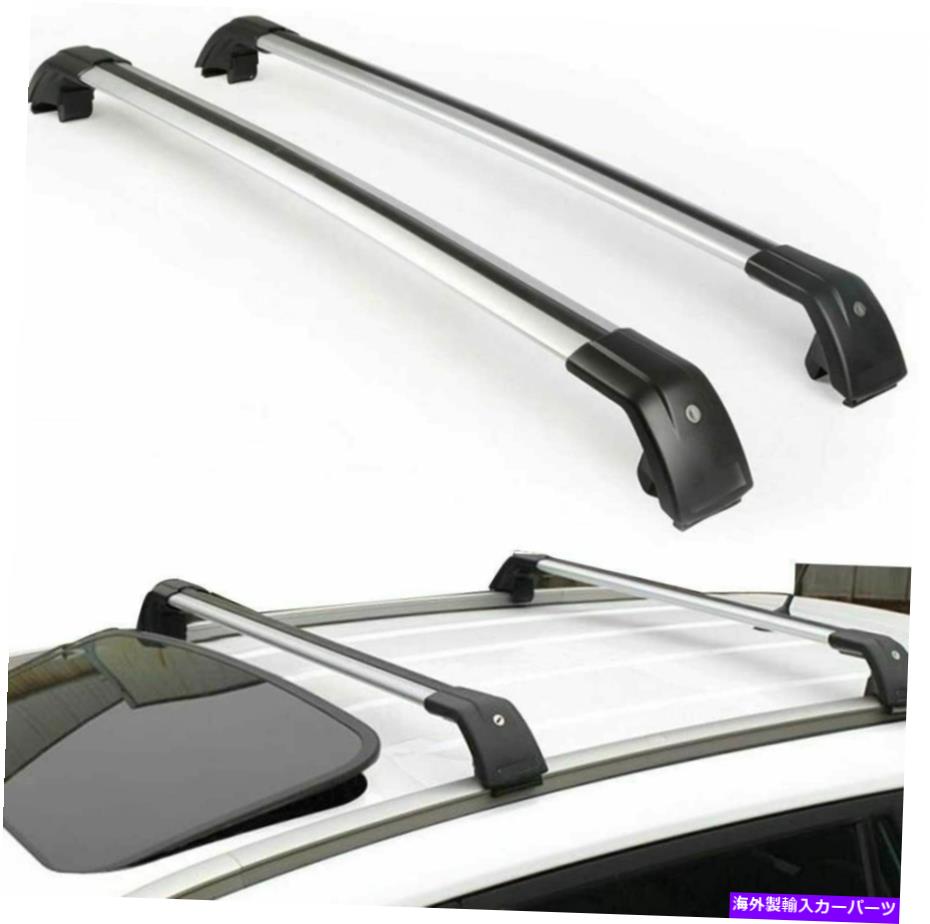 クロスバー 新しいビュイック環境2021ロック可能なルーフレールラッククロスバークロスバーに適している2pcs 2Pcs Fits for New Buick Envision 2021 Lockable Roof Rail Rack Cross Bar Crossbar