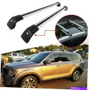 クロスバー 2PCSロック可能なルーフレールラッククロスバークロスバーフィットKia Telluride 2019 2020 2Pcs Lockable Roof Rail Racks Cross Bar Crossbar Fit for Kia Telluride 2019 2020(2)