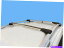 クロスバー フィットボルボV50 2004-2012ルーフラッククロスバー貨物運搬船シルバーセット Fits Volvo V50 2004-2012 Roof Racks Cross Bars Cargo Carrier Silver Set
