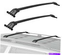 クロスバー ホンダパイロット2009-2015アルミニウムルーフレールラッククロスバークロスバーに適している2PCS 2Pcs Fits for Honda Pilot 2009-2015 Aluminum Roof Rail Rack Cross Bars Crossbar(2)