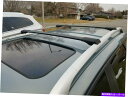 クロスバー ルーフラックレールクロスバークロスブラックフォードフレックス2009-2019 Roof Rack Rails Cross Bars Cross Black For Ford Flex 2009-2019