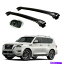 С 2PCSåǽʥ롼ե졼åССޥ2017-2021Ŭ礷ޤ 2Pcs Lockable Roof Rail Rack Cross Bars Crossbar Fit for Nissan Armada 2017-2021