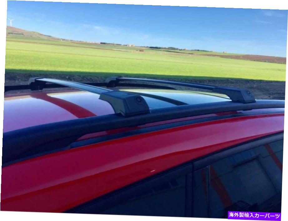 クロスバー スバルフォレスター2013-2018アルミニウムトップルーフラッククロスバークロスレールブラック Subaru FORESTER 2013-2018 ALUMINUM TOP ROOF RACK CROSS BAR CROSS RAILS BLACK