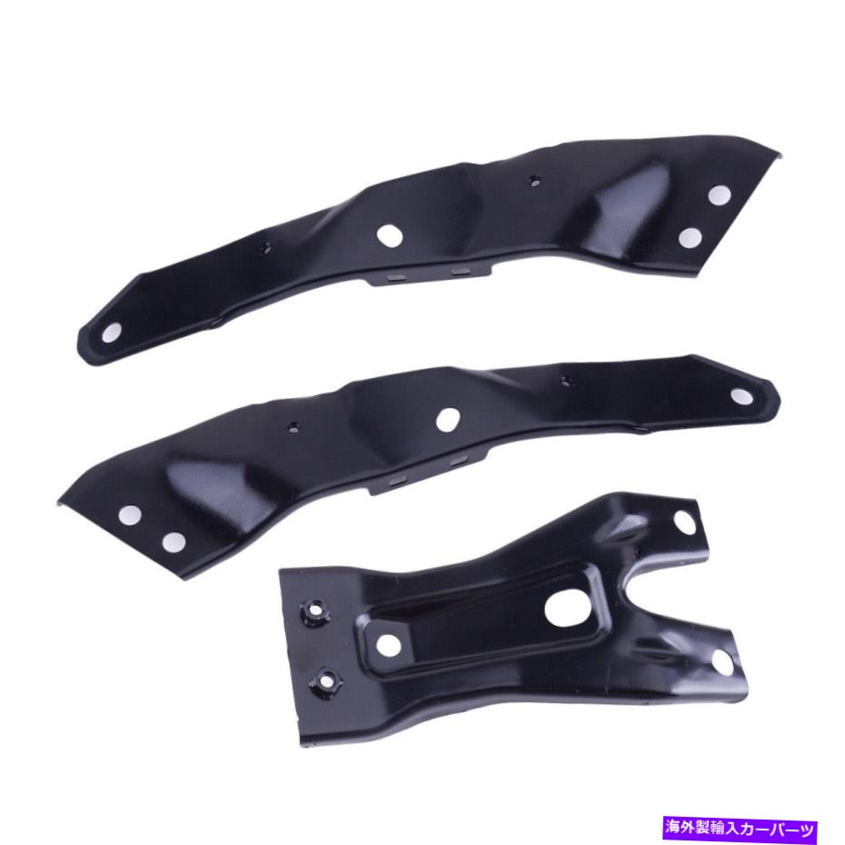 Radiator 3PCSラジエーターサポートブラケットアセン 3Pcs Radiator Support Bracket Assy Fit For VW Golf GTI Jetta Wagon 2010-14 New