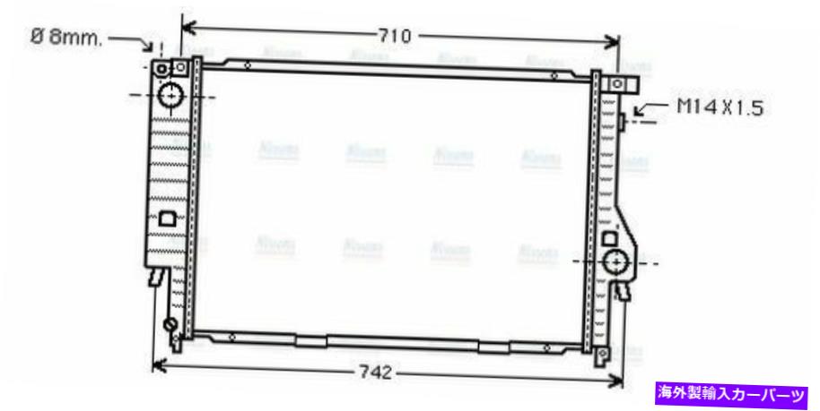 Radiator AVAȥ饸BW2164 1702453 1702762 AVA Coolant Radiator BW2164 1702453 1702762