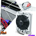 Radiator 94-00 CIVIC EG/EH/EJ/EM/DC AT ALUMINUM 2-ROW冷却ラジエーターW/ファンシュラウド For 94-0...