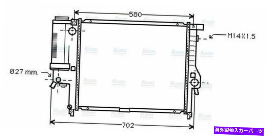 Radiator AVAȥ饸BW2121 1719306 1737760 AVA Coolant Radiator BW2121 1719306 1737760