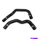 Radiator ジープチェロキー1987-1990コールドケースブラックシリコンラジエーターホースキット For Jeep Cherokee 1987-199...