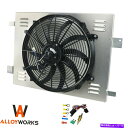 Radiator アルミニウムラジエーターシュラウドファンリレー2003-2013シボレーコルベットSSR 5.3L 6.0L V8 Aluminum Radi...