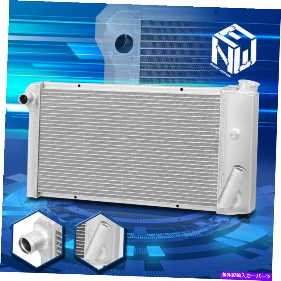 エンジンカバー 71-77のシボレーベガ/75-76ポンティアックアストロSBC V8 3列コアラジエーター置換 For 71-77 Chevy Vega/75-76 Pontiac Astre SBC V8 3-Row Core Radiator Replacement