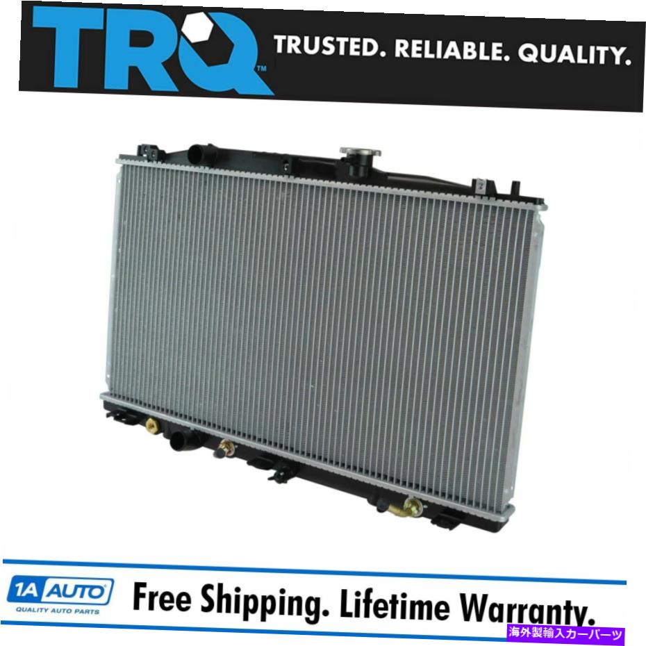 エンジンカバー TRQラジエーターアセンブリプラスチックタンクアルミニウムコアダイレクトフィットホンダアコード TRQ Radiator Assembly Plastic Tanks Aluminum Core Direct Fit for Honda Accord