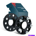 スペーサー (2)15mm 5x4.5 ''ハブセントリックブラックホイールスペーサーはホンダシビックCR-VアコードTLXに適合します (2) 15mm 5x...