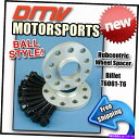 スペーサー 10mmハブセントリックホイールスペーサーブラックボールボルトアウディ5x100 5x112 57.1 14x1.5 10MM Hubcentric Wheel Spacers Black Ball Bolts Audi 5x100 5x112 57.1 14x1.5(2)