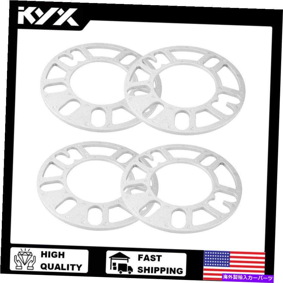 スペーサー 4PCSホイールスペーサーアクセサリー4x98 4x100 5x108 5x110 5mm for Chevrolet 78.1mm US ..