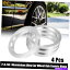 ڡ 4PCS OD 71.5mmID 56.1mmߥ˥⥫ϥ֥ȥå󥰥ۥ륹ڡ 4pcs OD 71.5mm to ID 56.1mm Aluminum Alloy Car Hub Centric Rings Wheel Spacer