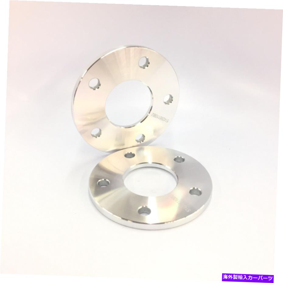 スペーサー 2PCSカスタムハブ中心ホイールスペーサーアダプター5x120 66.9mm 10mm 3/8 