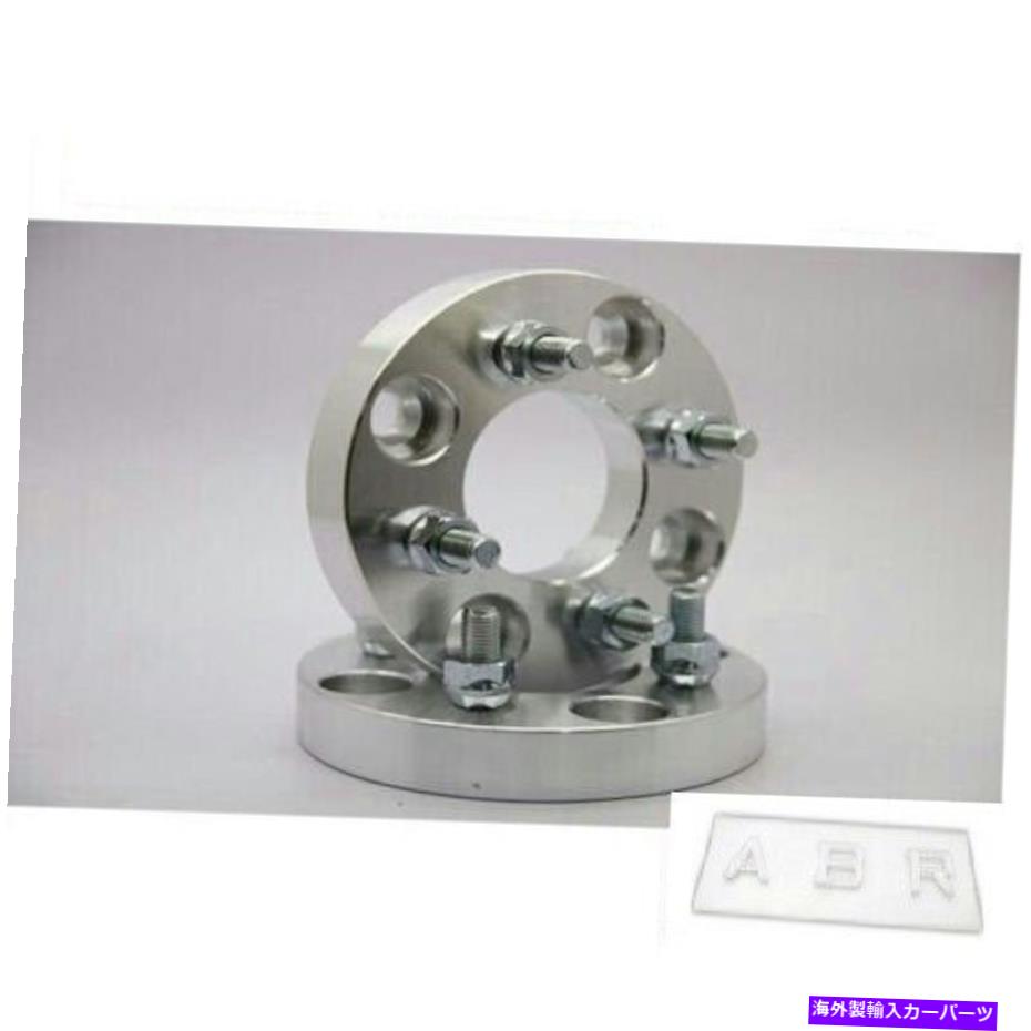 スペーサー 2PCS 25mm 4スタッド4x114.3?4x100ホイールスペーサーM12x1.25日産S13 B13 2pcs 25mm 4 Studs 4x114.3 to 4x100 Wheel Spacers M12x1.25 For Nissan S13 B13