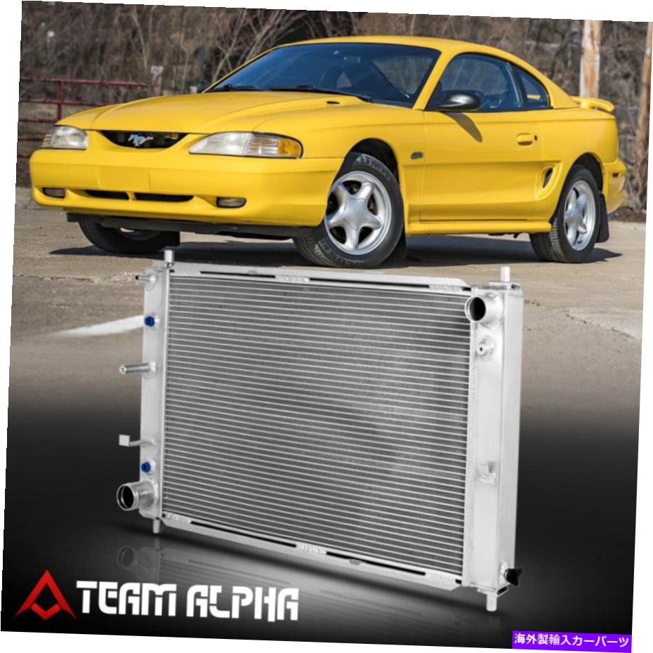 Radiator 1997-2004 Ford Mustang V8 Auto at [Tro Row Core]ߥ˥졼󥰥饸 Fits 1997-2004 Ford Mustang V8 Auto AT [TRI ROW CORE] Aluminum Racing Radiator