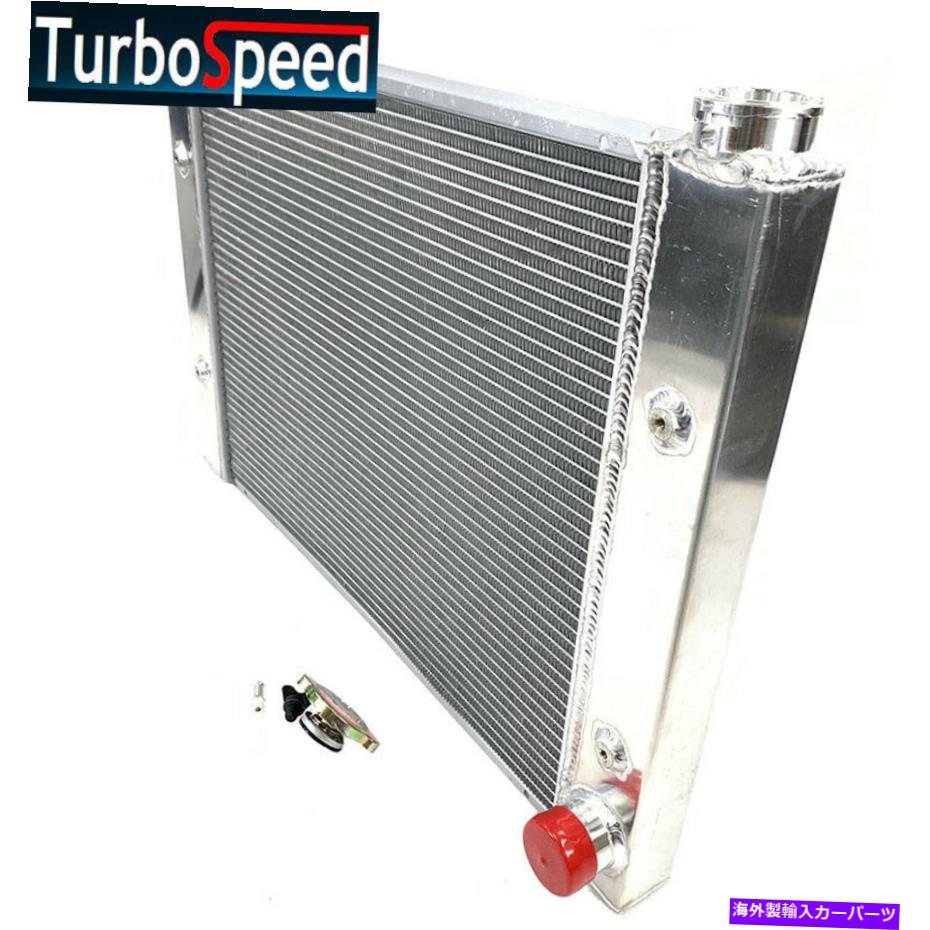 Radiator ユニバーサル2列アルミニウムレーシングラジエーターリアvマウント全体サイズ27 "x20" x4.5 "..