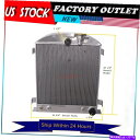 Radiator 3ROWSラジエーターCOLER 1939-1940を備えたChevy V8エンジンを備えたフォードチョップドア 3Rows Radiator...