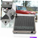 Radiator 3ROWアルミニウムラジエーター1963 1964 1965 1966シボレーC 10 C10ピックアップトラックCC284 3Row Alu...