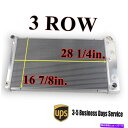Radiator 161ラジエーターアルミニウム3ROW 1968-1972 Buick Skylark 1965-1969 Special Wildcat 1...