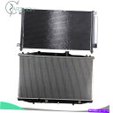 Radiator 2003年から2007年のホンダアコードカーの交換用Rdiator&A/Cコンデンサー冷却キット For 2003-2007 Honda Ac...