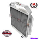 Radiator アルミニウム冷却ラジエーターフィット1949-1953 1950 1951 1952 Ford Cars Chevy Engine MT Al...