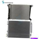 Radiator 05-08の冷却ラジエーターとコンデンサークライスラー300 06-07ダッジチャージャーマグナム Cooling Radiator And ...