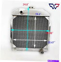 Radiator 1949-1953のラジエーターフォードカーベースw/chevy 350 sb v8エンジン51 52 mtアルミニウム Radiator F...