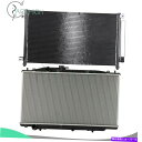 Radiator 2003年から2007年のホンダアコードカーRdiator&A/Cコンデンサー冷却キット For 2003-2007 Honda Accord...