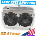 Radiator CC1919 3ROWラジエーター+シュラウド+2ファン CC1919 3Row Radiator+Shroud+2Fan For 1972-...