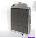 Radiator 3列のブリテックアルミニウムラジエーター1949 50 51 52 1953 Ford Cars Chevy Engine 3 Row Bli...