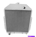 Radiator 1942-1952フォードトラックとフォードコンビングオールアルミニウム2列コアKRチャンピオンラジエーター 1942-1952 Ford Truck with Ford Conv All Aluminum 2 Row Core KR Champion Radiator(2)