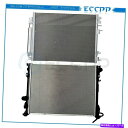 Radiator 2009-2010のアルミニウムラジエーターとACコンデンサー冷却キットChrysler 300 2.7L Aluminum Radiator...